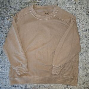 Aerie Tan Oversized Sweatshirt